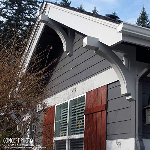 Ekena Millwork Ekena Millwork COR04X04X07DE 4-Inch W x 4-Inch D x 7 1/2-Inch H Devon Corbel , White