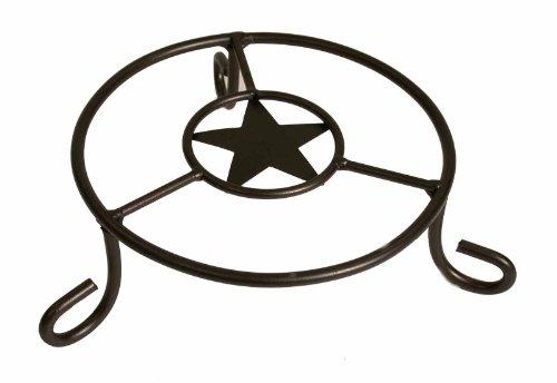 Laredo Import Co. Star Iron Trivet-7.5 Inches Diameter x 2.5 Inches High