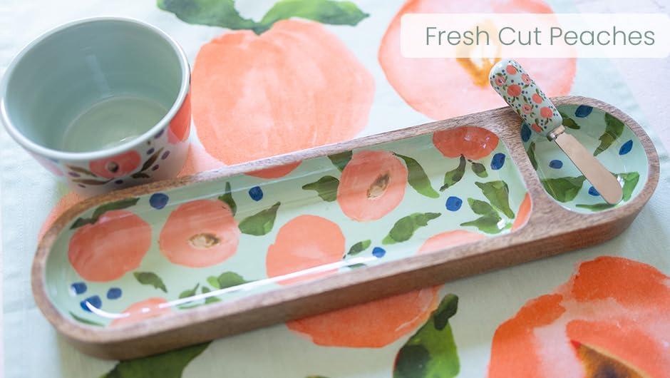 IHR Ideal Home Range IHR Ideal Home Range Party Napkins Disposable 3-Ply Paper Lunch Napkin Pack, 6.5\" x 6.5\", Peaches, 20-Count