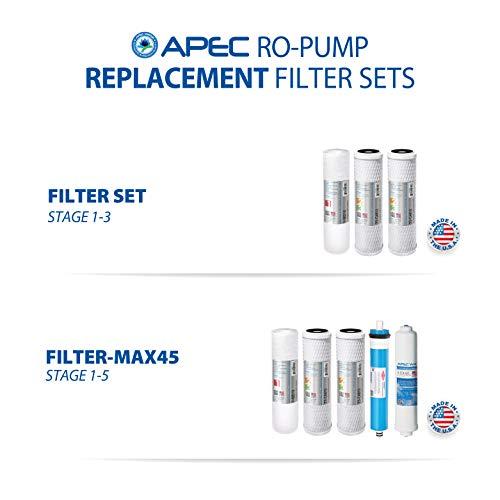 APEC Water Systems APEC Water Systems RO-PUMP-120V Top Tier Ultra Safe Reverse Osmosis Drinking Water Filtration System with US Made Booster Pump