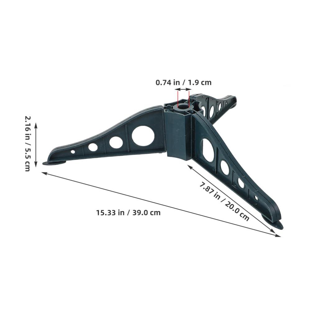 Ciieeo Ciieeo 4Pcs Christmas Tree Stand 20cm Artificial Tree Stand Xmas Tree Base Stand Christmas Tree Holder Plastic Legs Replacement Small Xmas Tree Base Holder for 1.5m Tree