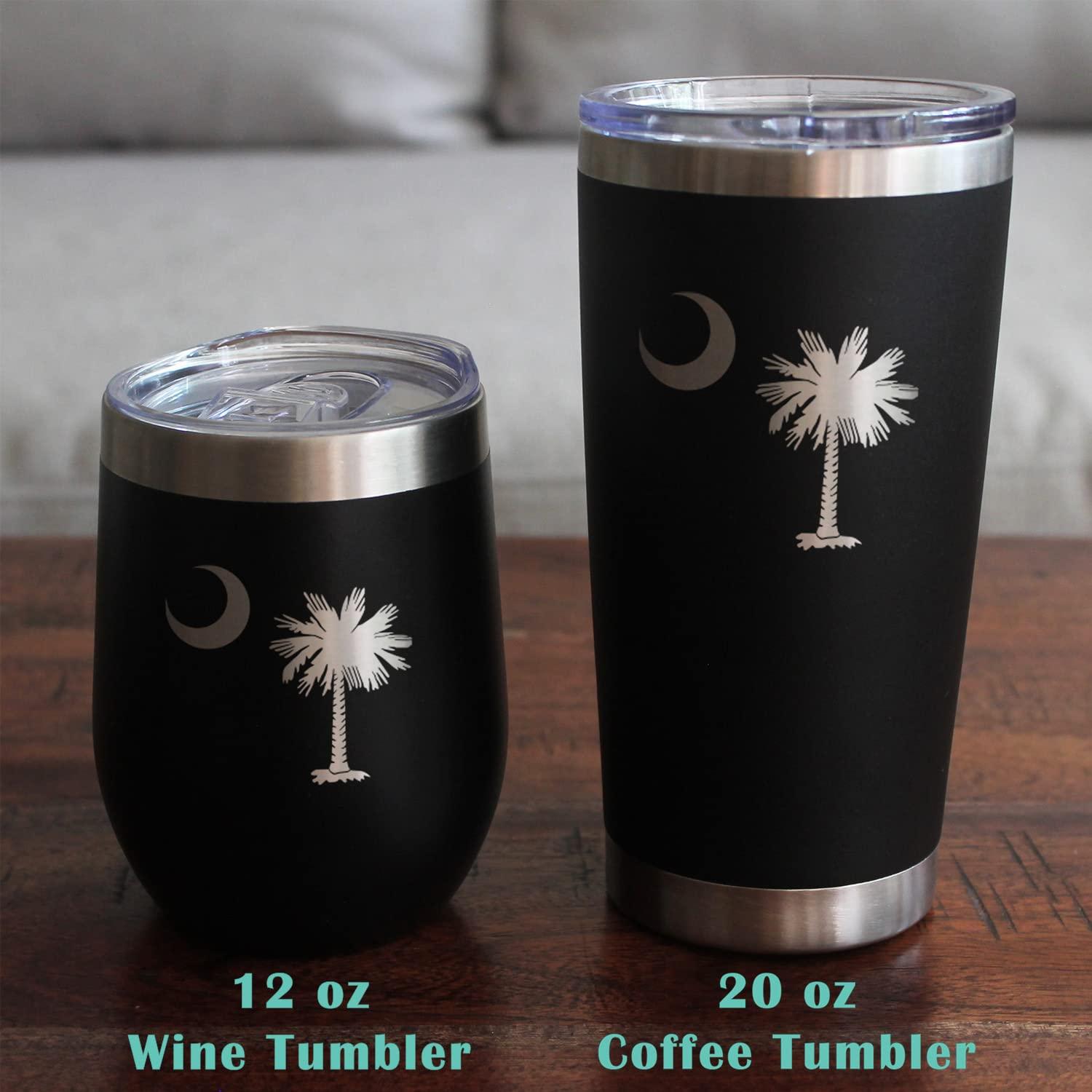 Bevvee South Carolina Flag - Pint Glass - State Themed Drinking Decor and Gifts for South Carolinians - 16 Ounce