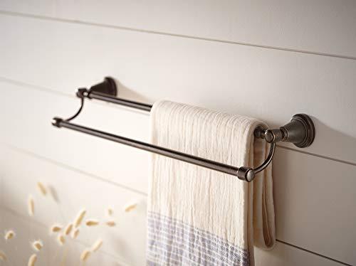Moen Moen DN3622ORB Inspirations 24-Inch Double Towel Bar, Oil Rubbed Bronze