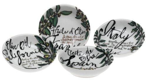 Rosanna Rosanna Olive Oil Set of 4 Dipping Dishes, Gift-boxed