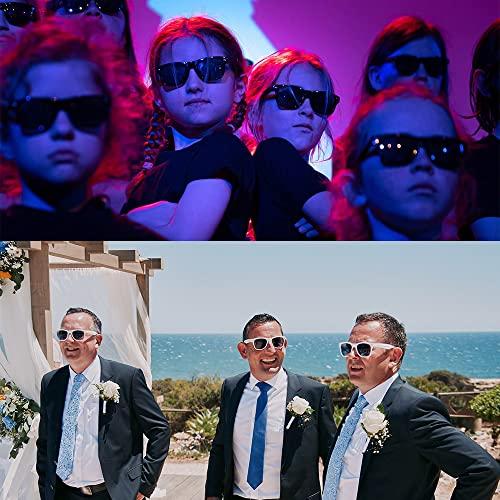 GZLDGIFTS Personalized Party Sunglasses Bulk Wedding Favors Gifts For Guests Custom Birthday Bachelor School Graduation Bridal Groomman Bride Company Personalized Party Sunglasses Gifts(80PC Light Mint)