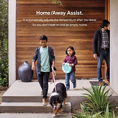 Google Google Nest Learning Thermostat - Programmable Smart Thermostat for Home - 3rd Generation Nest Thermostat - Works with Alexa - Copper