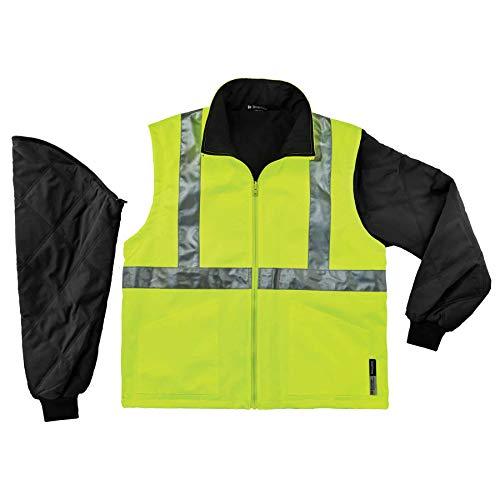 Ergodyne Ergodyne - 24384 GloWear 8385 ANSI High Visibility 4-in-1 Reflective Safety Jacket, Lime, Large