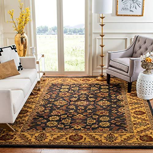 Safavieh SAFAVIEH Golden Jaipur Collection 5' x 8' Burgundy / Gold GJ250C Handmade Traditional Premium Wool Area Rug