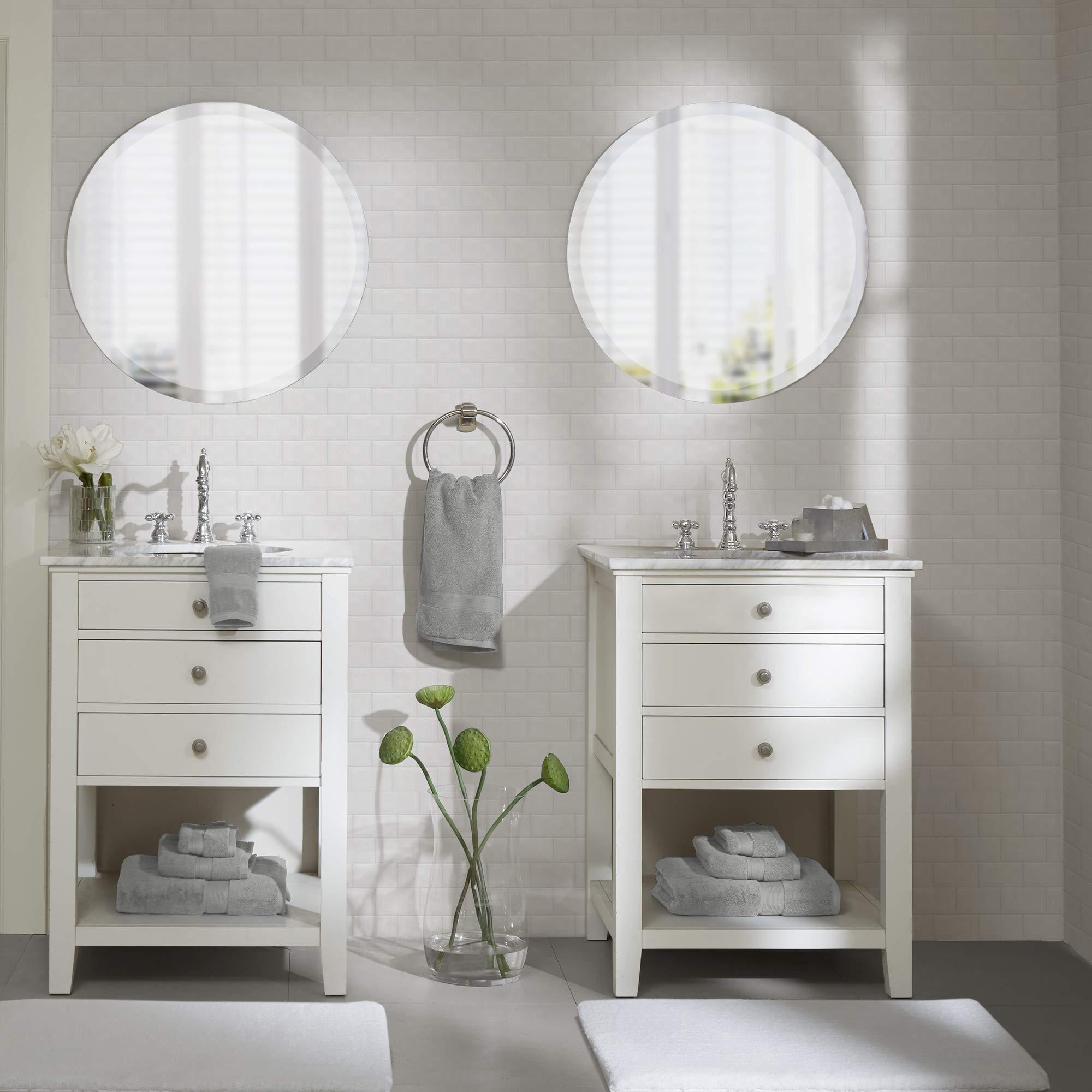 MADISON PARK SIGNATURE 800GSM 100% Cotton Luxury Turkish Bathroom Towels , Highly Absorbent Long Oversized Linen Cotton Bath Towel Set , 8-Piece Include 2 Bath Towels, 2 Hand Towels & 4 Wash Towels , Silver