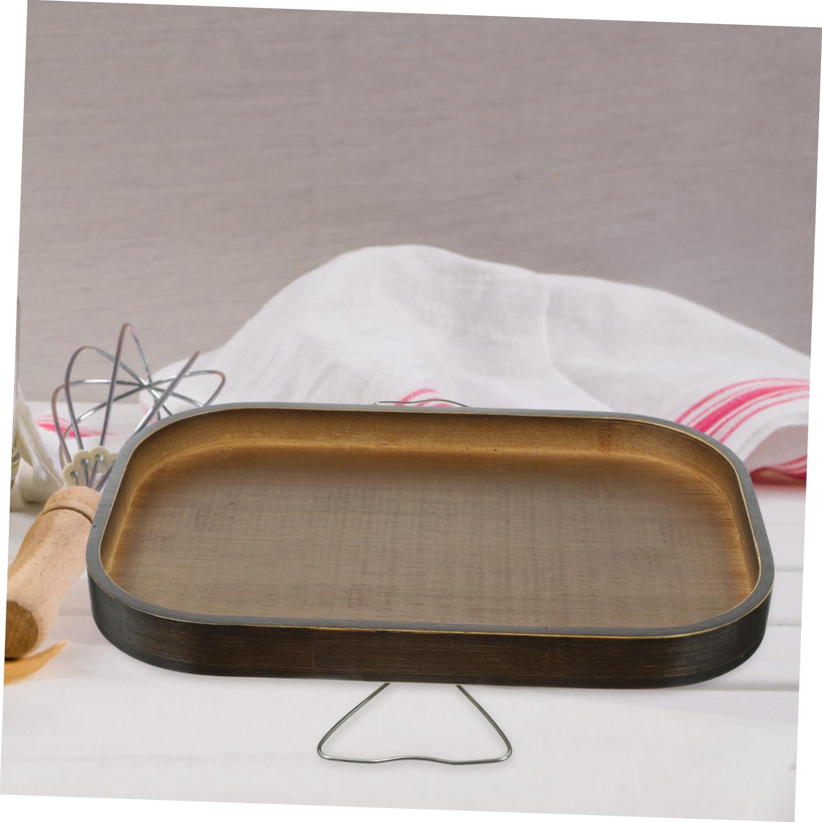 CONGARTENO CONGARTENO Bamboo Arm Rest Table for Couch Clip on Tray Couch Table Armrest Square 33x22