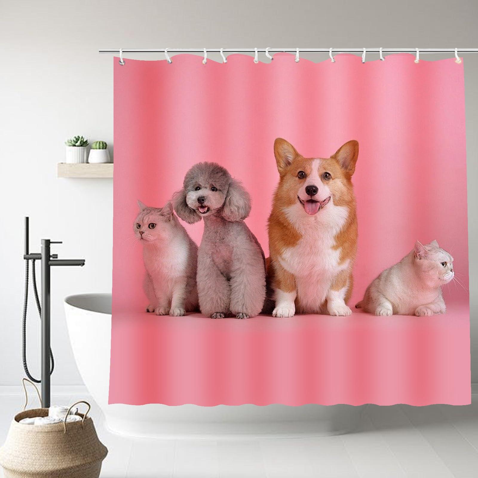 KAPTOY KAPTOY Custom Shower Curtain,Personalized Shower Curtain with Picture Text Logo, Custom Photo Shower Curtain with 12 Hooks,Custom Shower Curtains for Bathroom (60x79 in)