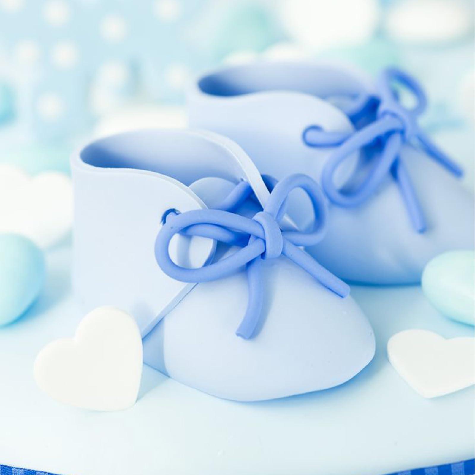 Joinor Joinor 3Pcs/set Baby Shoes Booties DIY Cake Decorating Tools Baby Shower Fondant Mold