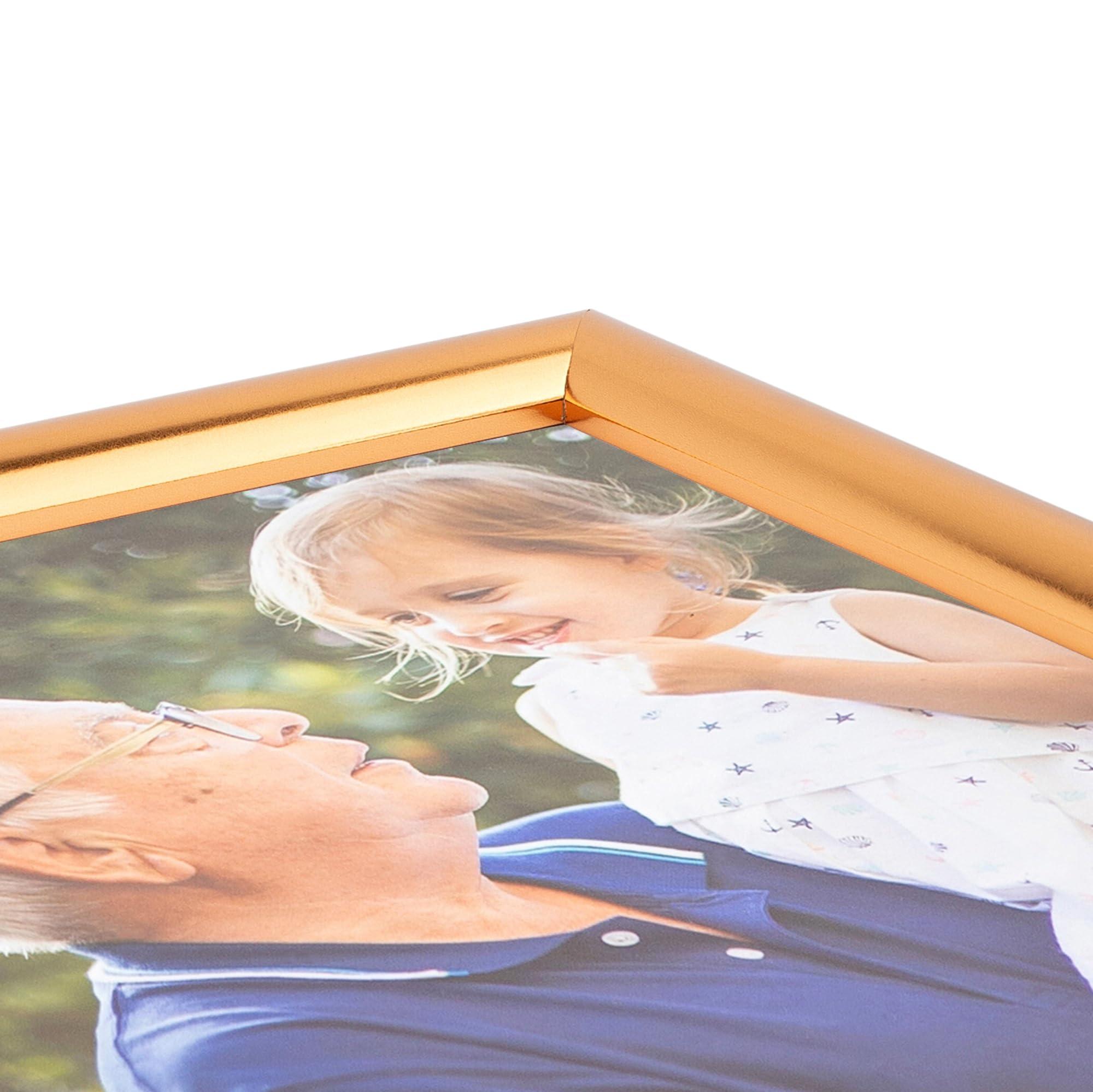 ArtToFrames ArtToFrames 5x28 Inch Multi Picture Frame, This 2.60 Inch Custom Wood Poster Frame is Other - Comes with Economy Acrylic and Corrugated Backing (2WOMMD419270-5x28)