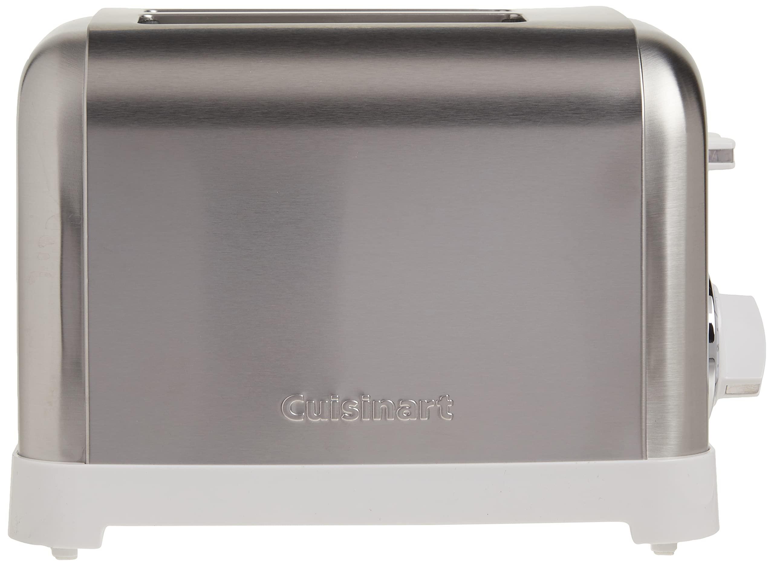 Cuisinart Cuisinart CPT-180WP1 4-Slice Metal Classic Toaster, White/Stainless Steel