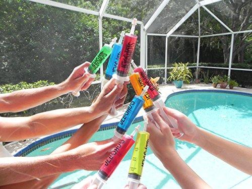 The Original JeloShots Jello Shot Syringes, Medium (up to 2oz), The Original JeloShots™ Gelatin Jello Shot Syringes with Easy-Grip Caps, Reusable (96, Clear)