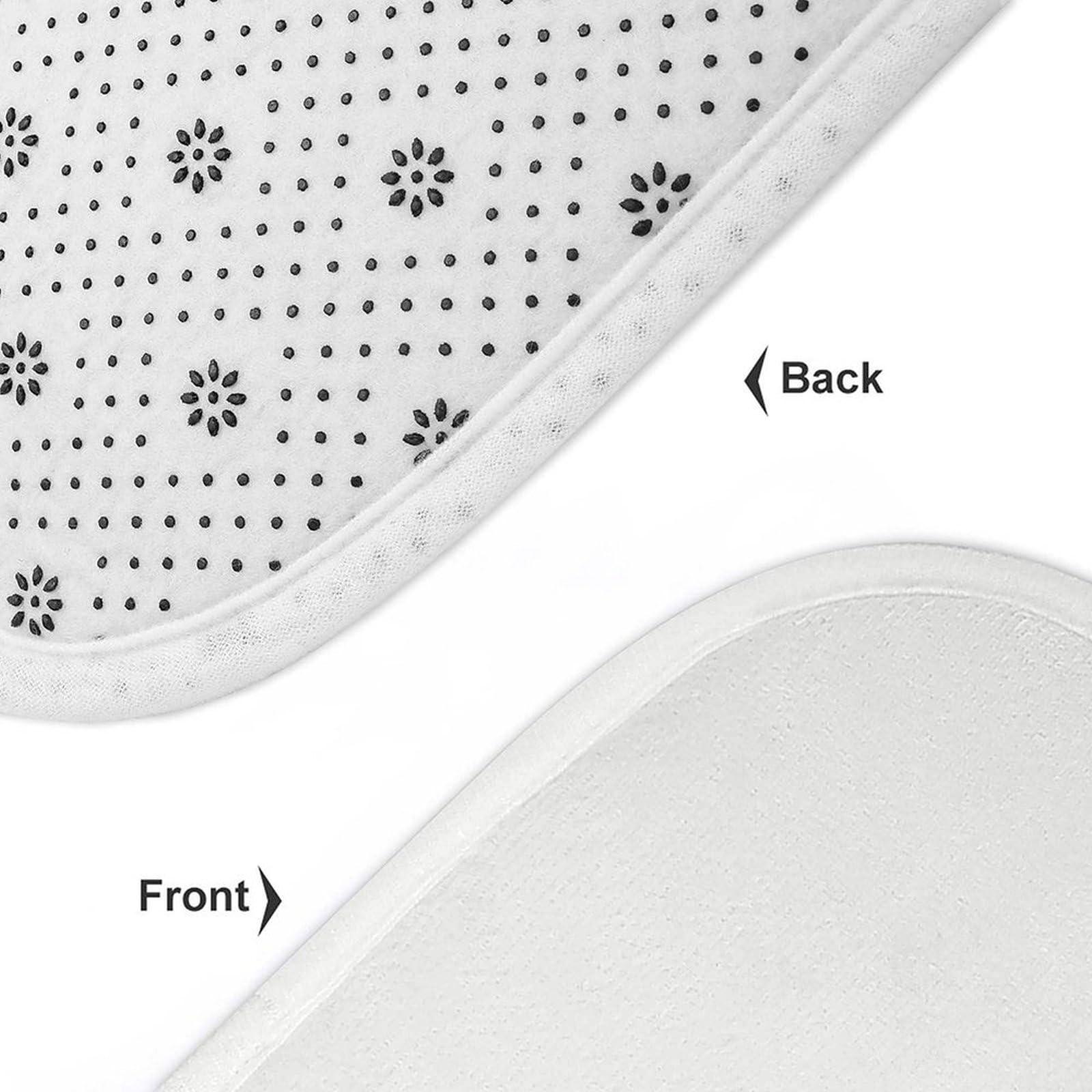 SLKFJEWT Bathroom Rug Butterfly and Hippo 3 Pieces Bathroom Rugs Bath Set Non-Slip Ultra Soft Carpet Mats Absorbent with U-Shaped Toilet for Toilet Bath Mat Set