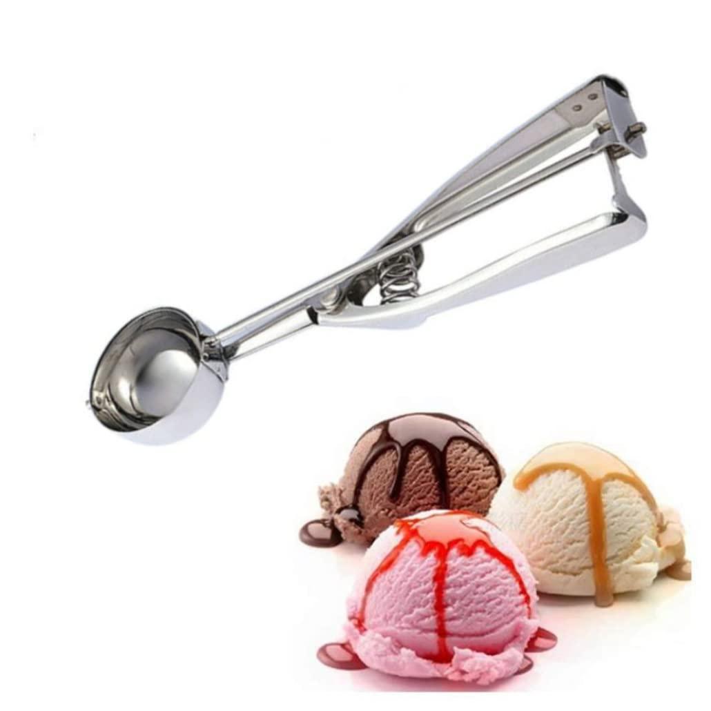 PIAZZA Piazza Stainless Steel Small Ice Cream Scoop, Capacity 1/100 Lt, Diameter: 3.3 cm or 1.3 Inch