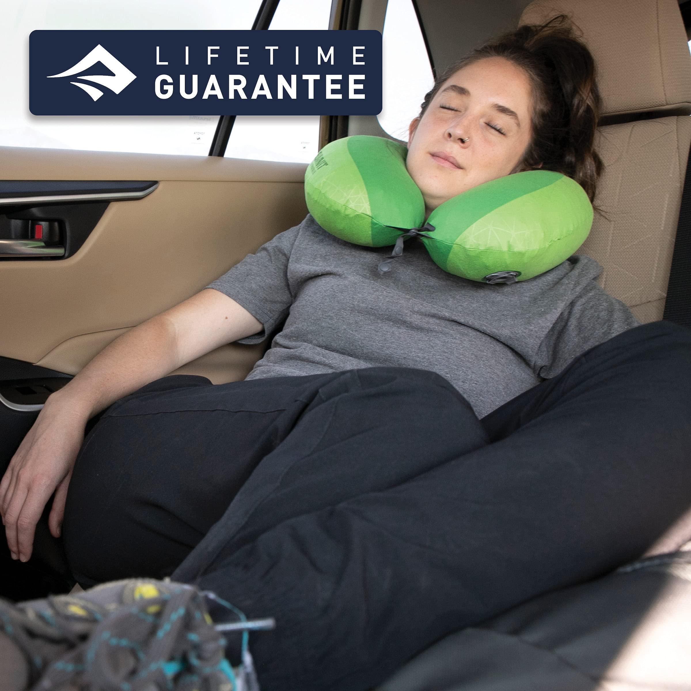 Sea to Summit Sea to Summit Aeros Premium Traveller Inflatable Neck Pillow, Navy Blue