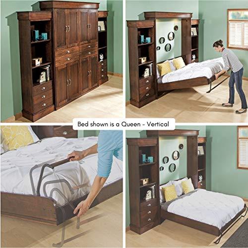 Create-A-Bed Create-A-Bed Adjustable Full Size Deluxe Murphy Bed Kit, Horizontal