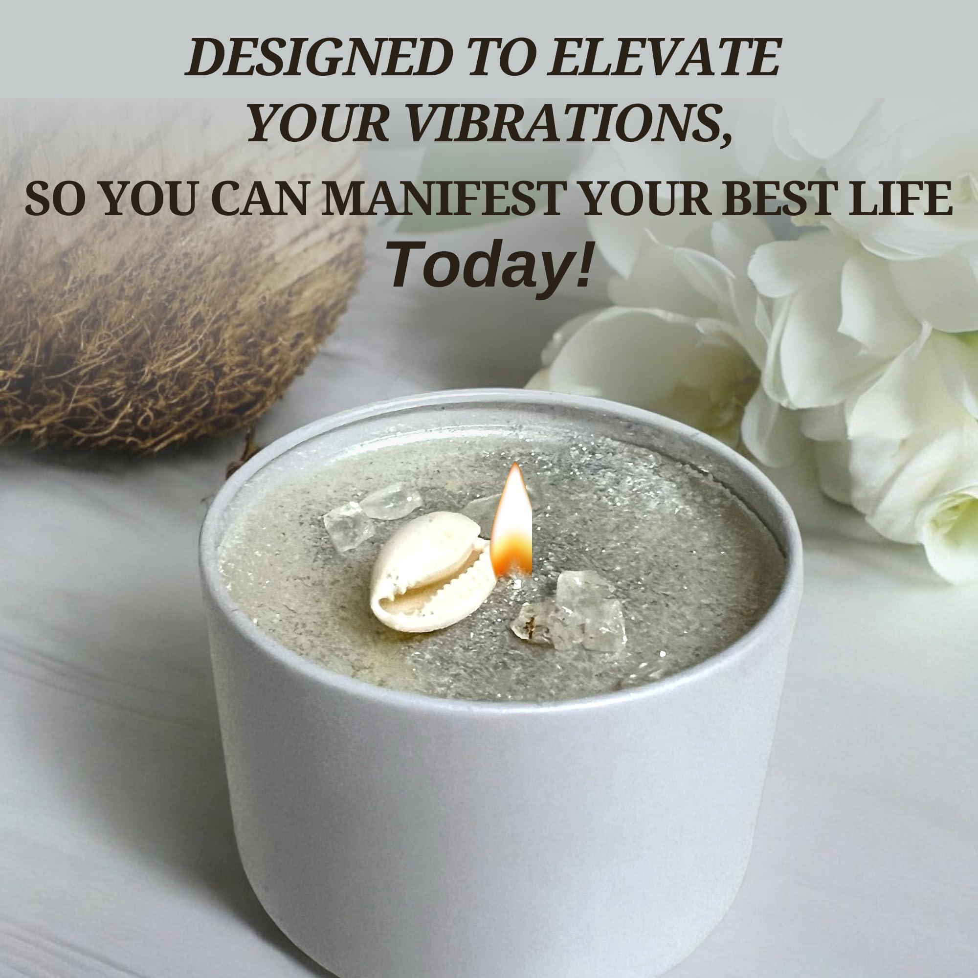 The Goddess of Flame Obatala Spiritual Offering Candle (Small 4oz)