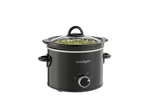 Crock-Pot Crockpot 2-Quart Classic Slow Cooker Small Slow Cooker Black
