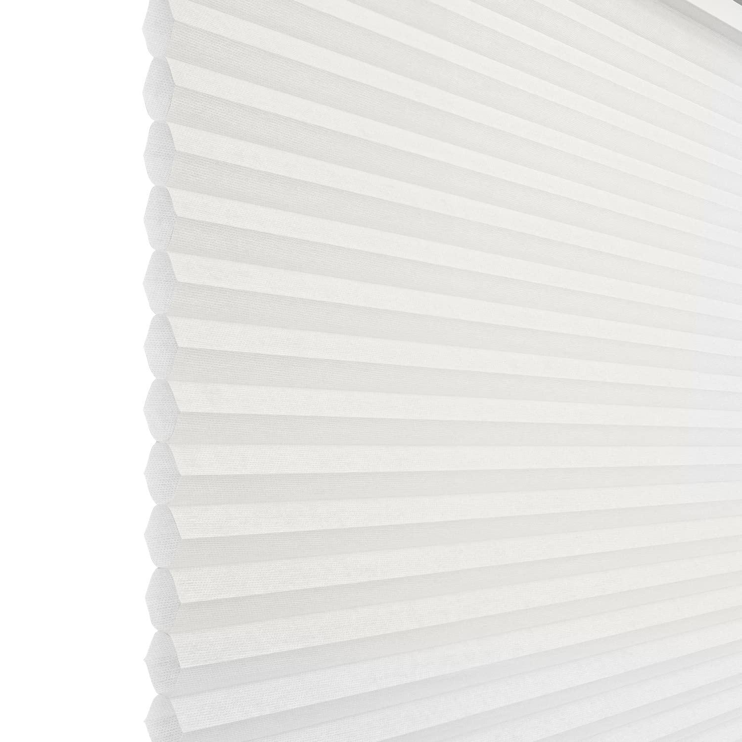 CHICOLOGY CHICOLOGY Cellular Shades, Top Down Bottom Up Shades, Custom Blinds for Windows, Window Shades for Home, Door Blinds, Window Coverings, Cellular Blinds, Pearl (Light Filtering), 33" W x 64" H
