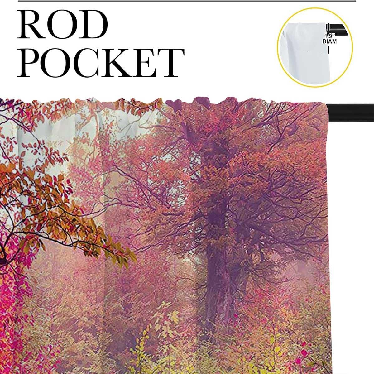 WHYATT WHYATT Farm House Decor Curtain Blackout Rod Pocket Curtian Curtain for Closet Without Door 63inch Width by 63inch Length