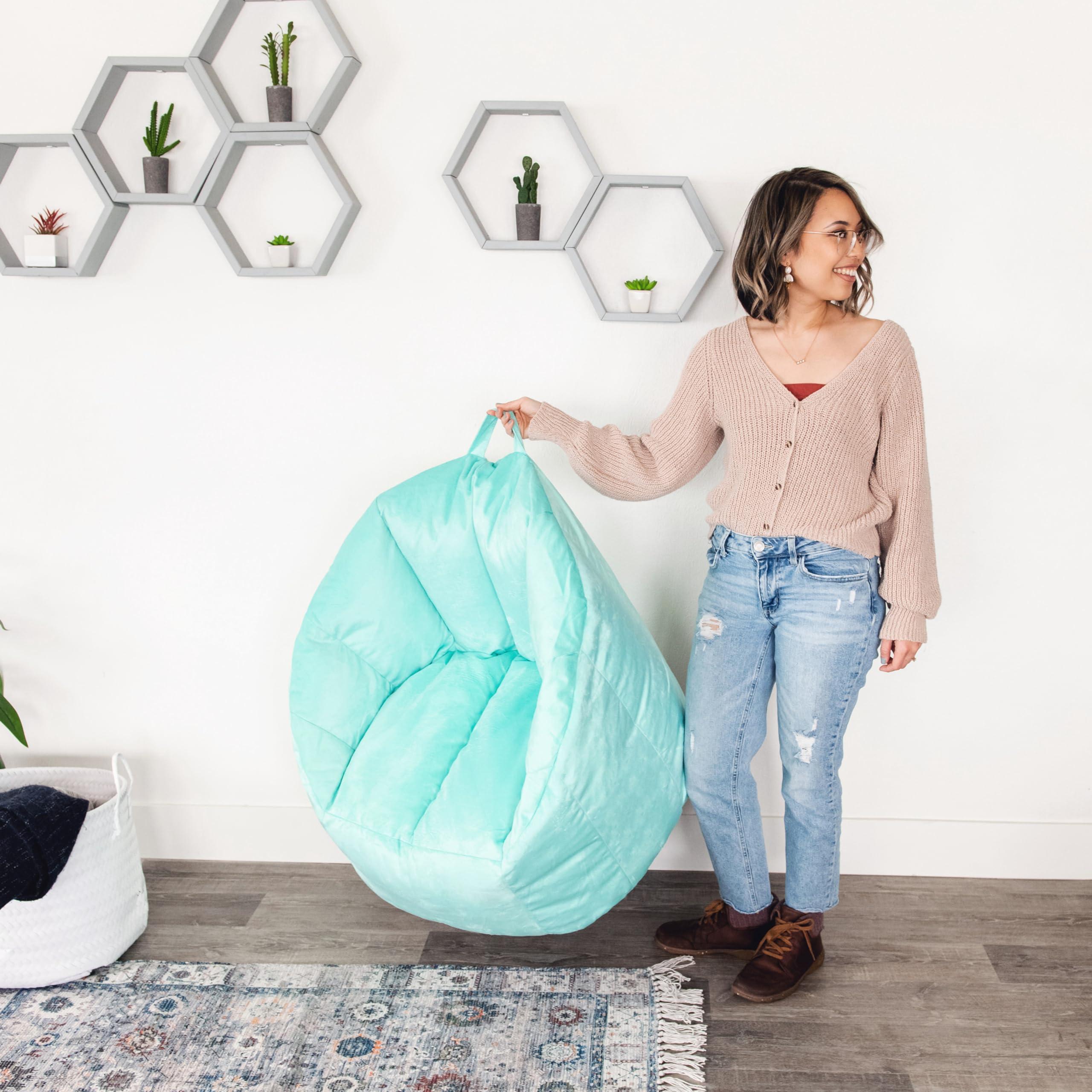 Big Joe Big Joe Milano Beanbag Chair Mint Plush