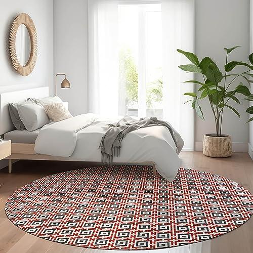 Dalyn Rugs Dalyn Rugs Marlo MO1 Red 10' x 10' Indoor Outdoor Area Rug, Easy Clean, Machine Washable, Non Shedding, Bedroom, Living Room, Dining Room, Kitchen, Patio Rug