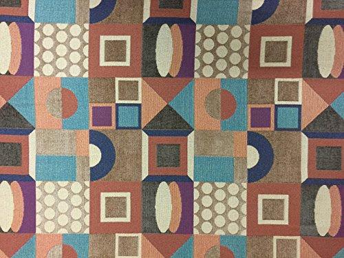 ADfuton ADfuton Deco Multi Premium Chenille Futon Mattress Covers, Heavy Duty Bed Protector, Twin, Queen, Full Size. (Chair Size Splits 30 x 54 & 21 x 30, Deco Multi Shapes)