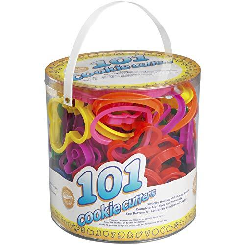 Wilton Wilton Cookie Cutters Set, 101-Piece — Alphabet, Numbers and Holiday Cookie Cutters