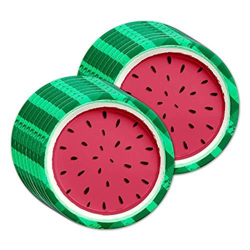 Birthday Galore Watermelon Birthday Party Supplies Set Plates Napkins Cups Tableware Kit for 16