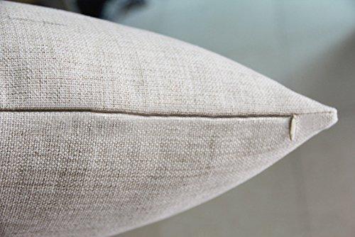 decorbox Decorbox Piano Keyboard Simple Music Throw Pillow Case Decor Cushion Covers Oblong 20*12 Inch Beige Cotton Blend Linen