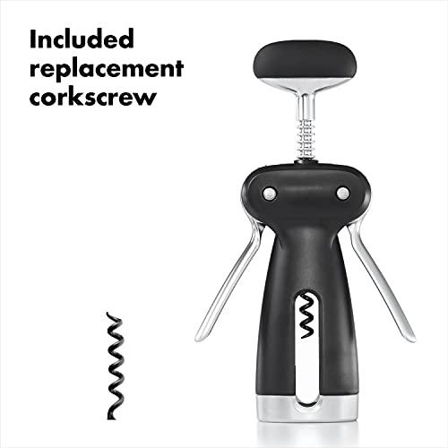 OXO OXO SteeL Winged Corkscrew with Removable Foil Cutter, INOXO.3113400ML