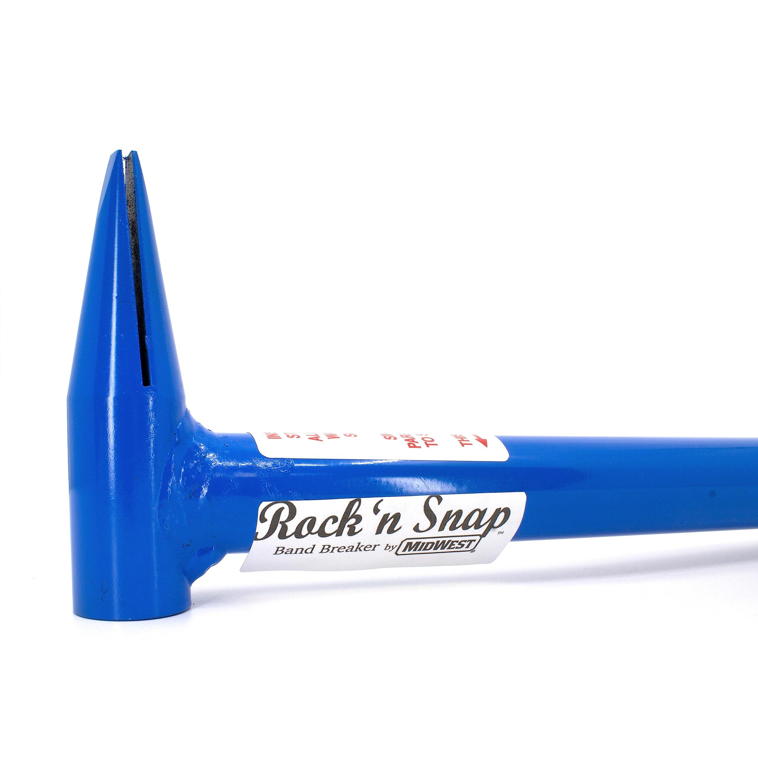 Midwest Snips MIDWEST Rock-N-Snap Band Breaker - 19 Inch Steel Band Snapper With High Leverage Design & Cushioned Grip - MWT-BB1