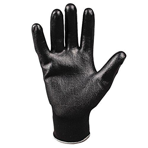 KLEENGUARD KLEENGUARD G40 Polyurethane Coated Gloves (13841), Size 11 (2XL), High Dexterity, Black, 12 Pairs/Bag, 5 Bags/Case, 60 Pairs