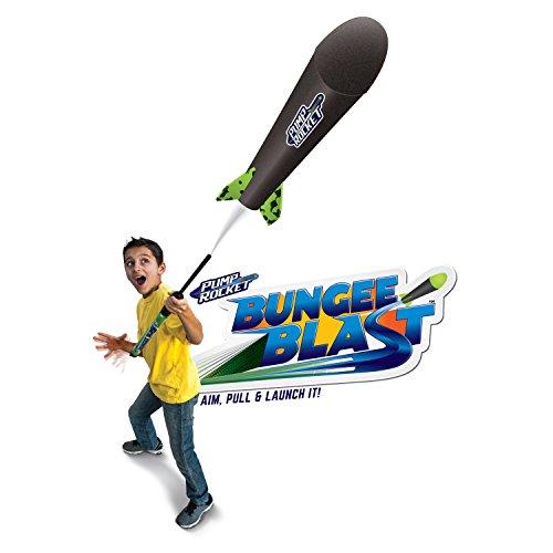 Geospace Geospace Bungee Blast JR. Foam Pump Rocket Toy with EZ-Pull Bungee Power System, Single (Assorted Colors)