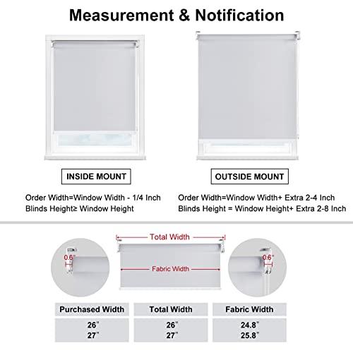 Didoya Didoya Outdoor Roller Shades,100% Blackout UV Protection Window Blinds for Patio,Doors,Windows,UV Protection Fabric,Easy to Install,85" W x 84" H,Apricot