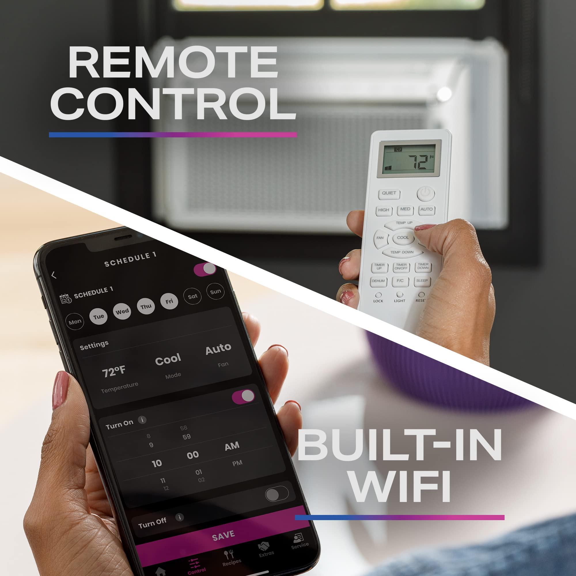 Profile GE Profile Ultra Quiet Window Air Conditioner 6,200 BTU, WiFi Enabled, Ideal for Small Rooms, Easy Installation with Included Kit, 6K Window AC Unit, White