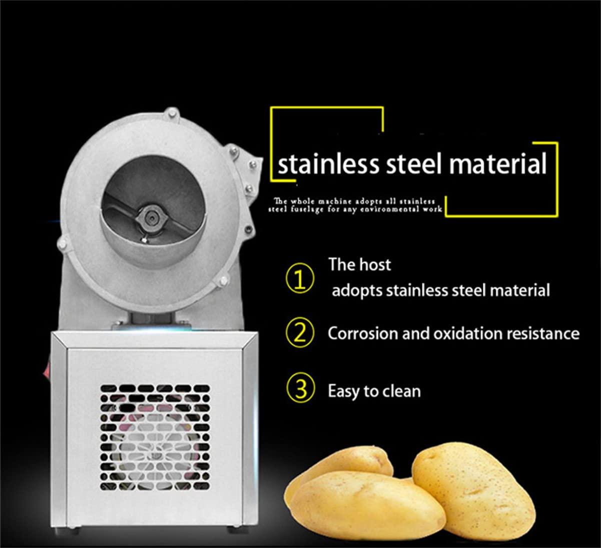 HENGMA Electric Food Shredder,Multi-function Vegetable Cutting Machine Automatic Vegetable Cutter Machine Commercial Electric Potato Slicer Shredder 13KG,23X30X44cm