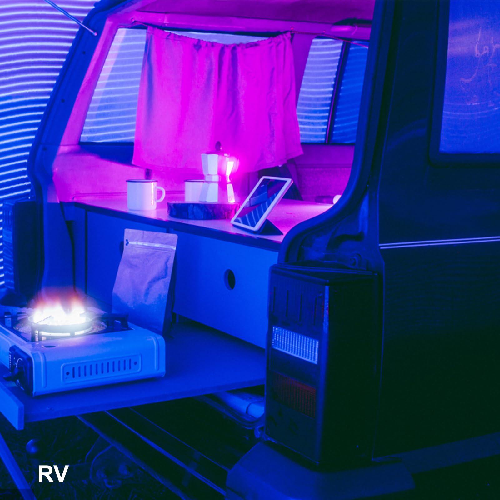 RGBZONE RGBZONE Mini 4 PIN LED Controller, 24 Keys IR Wireless Remote Control, DC 5V-24V RGB LED Light Strips Controller for SMD 3528 5050 5630 Light Strips