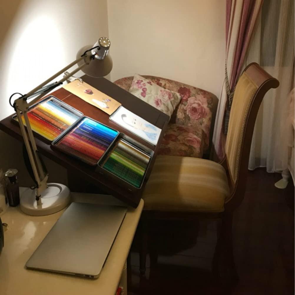 AGYHAM Drafting Table Desk Art & Craft Work Station Drawing Desk Adjustable Angle Drawing Artist Desk, Solid Pine Wood Artist Table (Size : 135x80x96cm)