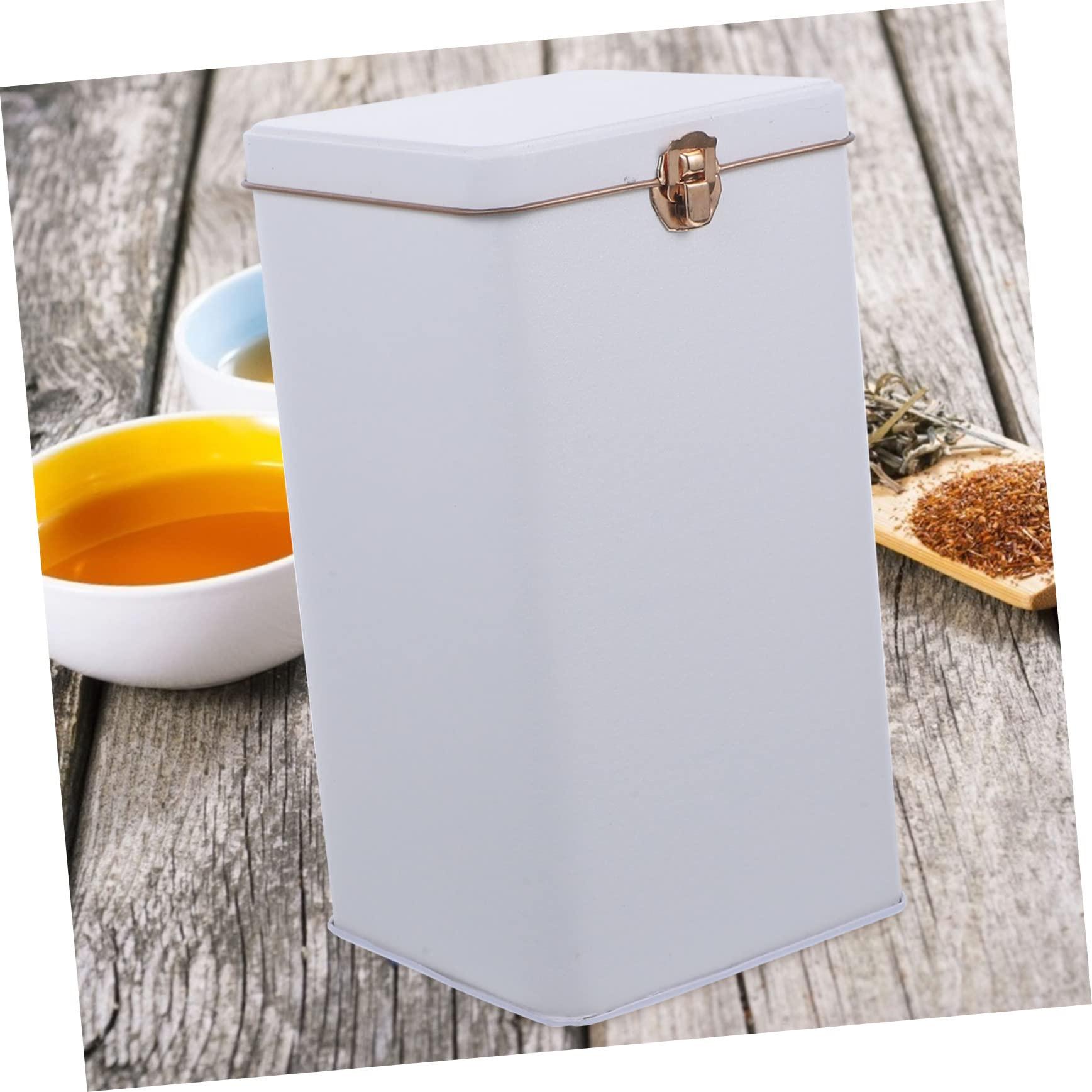 Zerodeko Tea Tea Storage Containers Tea Container Canister with Airtight Lids Tea Bag Storage Jar Food Storage Container Food Storage Jar Tea Tin Canister Tea Storage Canister