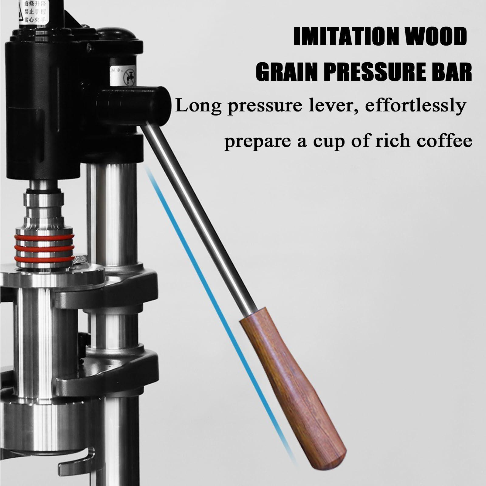 KHZKHC KHZKHC An All Manual Lever Portable Espresso Maker, Direct Lever Espresso Coffee Machine, Pressure 1-16BAR, Capacity 100ML, for Cappuccino, Latte, Macchiato