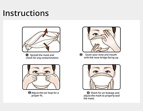 BLUNA FACE FIT BLUNA FACE FIT5 PackPremium 4-Layer Black KF94 Face Mask [Adjustable Ear Loop] + CARE ON5 PackPremium Black KF94 Mask [Non-Adjustable] [Both Made in KOREA, Large for Adult]