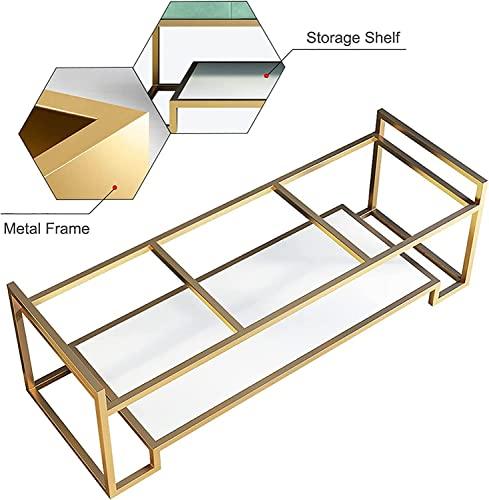 ORBATT Entryway Bench, Shoe Bench for Living Room, Shoe Storage Bench Entryway Shoe Rack with Cushioned Seat for Entryway Living Room Bedroom Hallway Metal Furniture ( Color : Dark Green , Size : 80*40*43cm