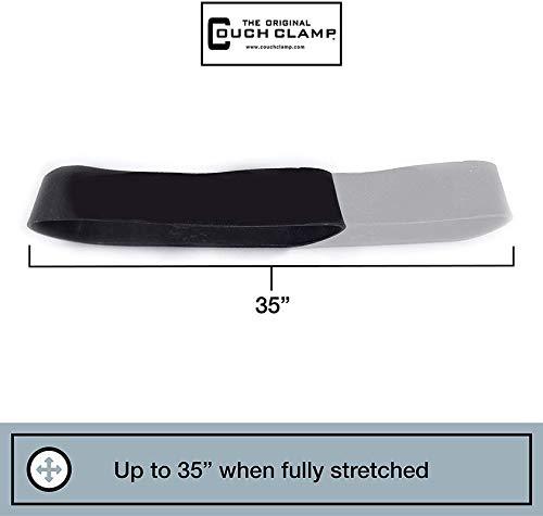 Couch Clamp Couch Clamp Sectional Sofa Connectors (4 Pack) - Keep Sofa Cushions From Sliding & Gaps, Easy Install Straps & No Tools Required. Universal Fit Ideal for 3 Piece Modular Sofa - Prevent Floor Scratches