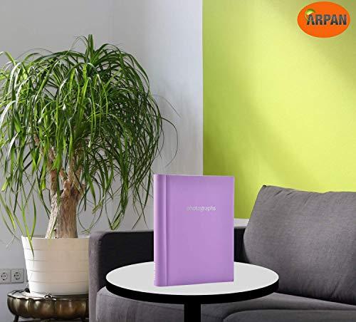 ARPAN ARPAN Large Self Adhesive Photo Albums with 20 sheet/40 Sides (Pastel Purple)