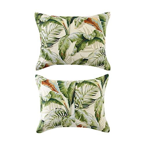 Tommy Bahama Tommy Bahama - Queen Comforter Set, Cotton Sateen Bedding with Matching Shams & Bedskirt, Home Decor for All Seasons (Palmiers Green, Queen)