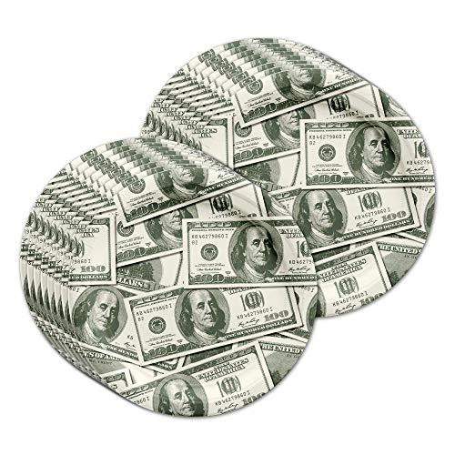 Birthday Galore Money $100 Dollar Bills Birthday Party Supplies Set Plates Napkins Cups Tableware Kit for 16